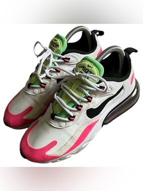 Nike Air Max 270 React Hyper Pink Colorway Womens 7 CJ0619-101
